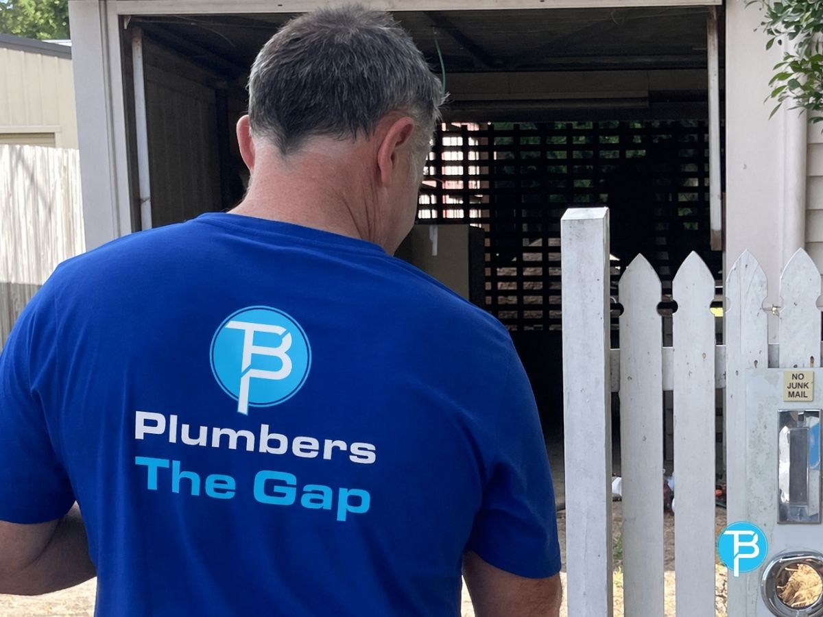 TBP Plumbers The Gap — licensed plumber on the job