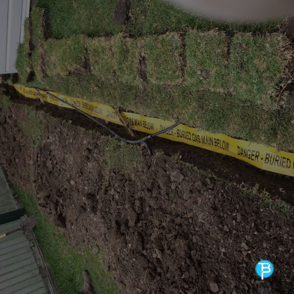 Gas fitting installation